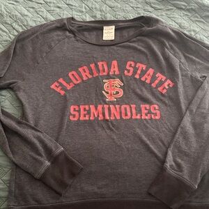 PINK Victoria's Secret Charcoal Crewneck Sweatshirt